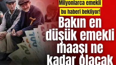 Milyonlarca emekli bu haberi bekliyor! Bakın en düşük emekli maaşı ne kadar olacak