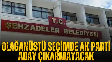 Olağanüstü seçimde AK Parti aday çıkarmayacak