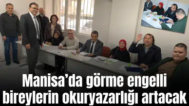 Görme engelliler için kabartma okuma yazma kursu açıldı