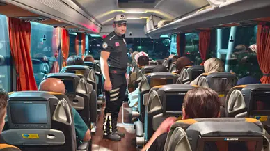 Manisa'da emniyet kemeri denetimi