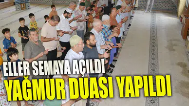 Manisa’da eller semaya açıldı, yağmur duası edildi
