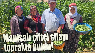 Manisalı çiftçi şifayı toprakta buldu!