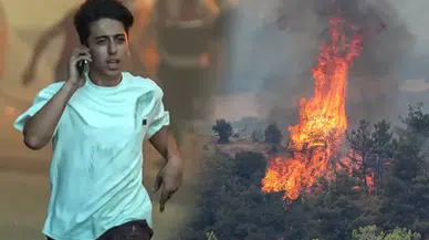 O ilçede alevler yeniden şiddetlendi