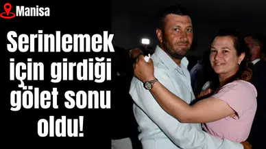 Serinlemek için girdiği gölet sonu oldu!