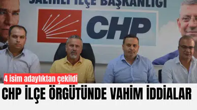 CHP İLÇE ÖRGÜTÜ'NDE VAHİM DURUM!