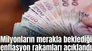 Milyonların merakla beklediği enflasyon rakamları açıklandı