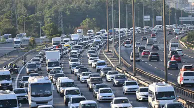 Mega kentte yoğun trafik!