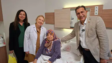 AK PARTİ İL BAŞKANI TURGUT’TAN MERKEZ EFENDİ HASTANESİ’NE ZİYARET