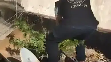 Tarihi mekanda uyuşturucu operasyonu