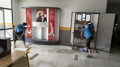 Turgutlu'da yükümlüler eğitime katkı sağlıyor