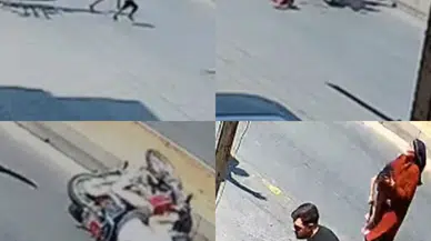Minik kardeşleri ölüm ayırdı! Motosiklet faciası...