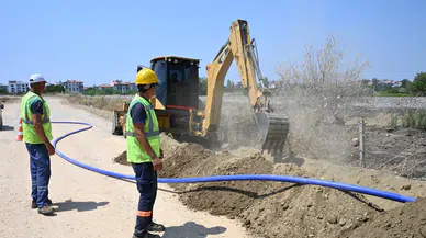 Çukuroba mahallesinde altyapı sorunu çözülüyor