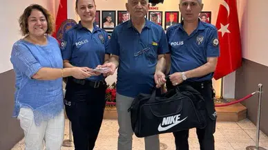 Manisa'da genç kadından örnek davranış