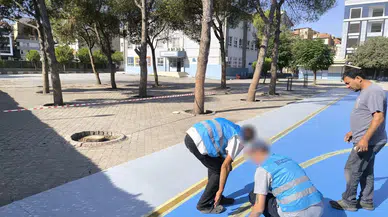 Turgutlu'da yükümlüler okulları yeni döneme hazırladı