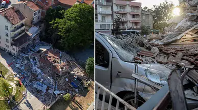 Depremin vahameti gün ağarınca ortaya çıktı