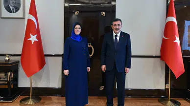 Rektör Kibar, Cumhurbaşkanı Yardımcısı Cevdet Yılmaz’ı ziyaret etti