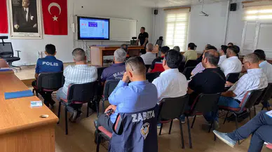 Manisa'da kurum çalışanlarına afet bilinci aşılandı