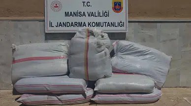 Manisa'da jandarma kilolarca kaçak tütün ele geçirdi