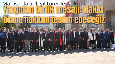 Manisa'da adli yıl törenle açıldı