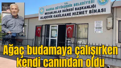 Ağaç budamaya çalışırken kendi canından oldu