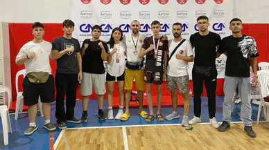 Manisalı sporcular MMA Süper Lig'den çifte madalya ile döndü