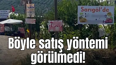 Böyle satış yöntemi görülmedi!