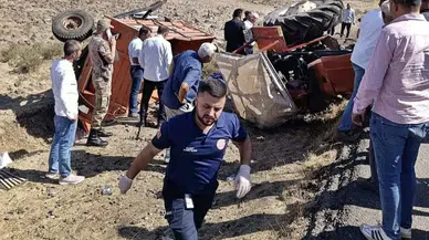 Traktör kazasında 1 kişi öldü, 4 kişi yaralandı