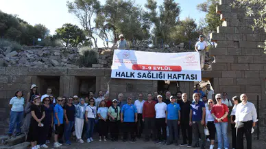 Aigai, 'Sağlıklı hayat' yürüyüşüne ev sahipliği yaptı