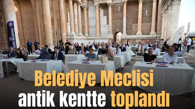 Belediye Meclisi antik kentte toplandı