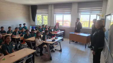 İlçe Milli Eğitim Müdürü Yıldırak, okul müdürlerini ziyaret etti