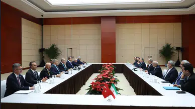 Cumhurbaşkanı Erdoğan, Pezeşkiyan ile görüştü