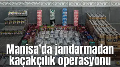 Manisa'da jandarmadan kaçakçılık operasyonu