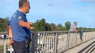 İntihar etmek isteyen şahsı polis durdurdu