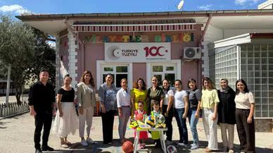 Anaokulu öğrencileri yarım ton atık pil topladı