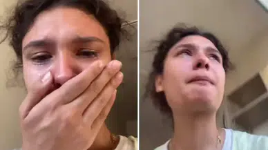 KYK odasının manzarasını gören genç kız ağladı