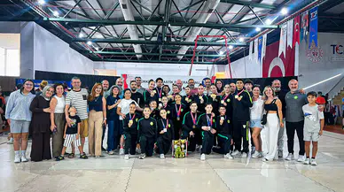 Manisa BBSK Cimnastik takımından 26 madalya