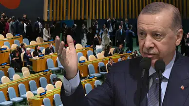 BM'deki Netanyahu protestosuna Cumhurbaşkanı Erdoğan'dan ilk yorum