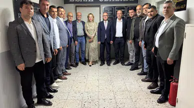 Akhisar'da esnaf odalarından Hasan Geriter'e destek