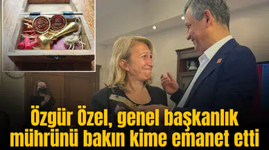 Özgür Özel, genel başkanlık mührünü bakın kime emanet etti