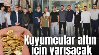 Manisa'da kuyumcular altın için yarışacak
