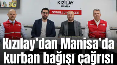 Kızılay’dan Manisa’da kurban bağışı çağrısı