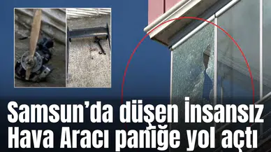 Samsuna İHA düştü!