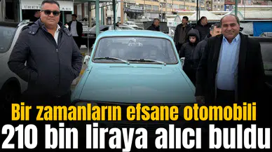 Bir zamanların efsane otomobili 210 bin liraya alıcı buldu