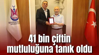 MANİSA’DA 41 BİN ÇİFTİN NİKAHINI KIYAN NURETTİN BAŞKURT EMEKLİYE AYRILDI