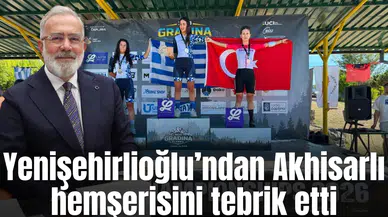 Yenişehirlioğlu’ndan Akhisarlı hemşerisini tebrik etti