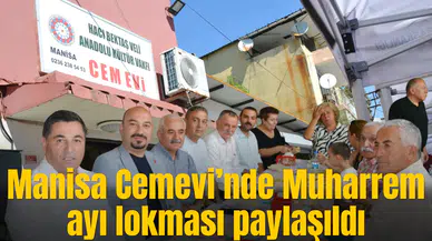 Manisa Cemevi’nde Muharrem ayı lokması paylaşıldı