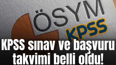 KPSS sınav ve başvuru takvimi belli oldu!