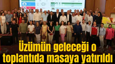 Üzümün geleceği o toplantıda konuşuldu