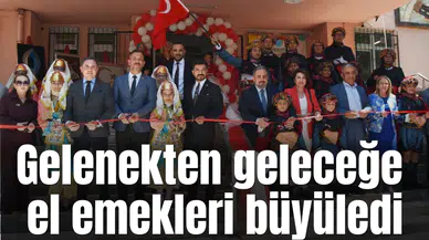 Gelenekten geleceğe el emekleri büyüledi