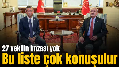 CHP'de kurultay imzaları toplanmaya başladı! 27 vekilin imzası yok